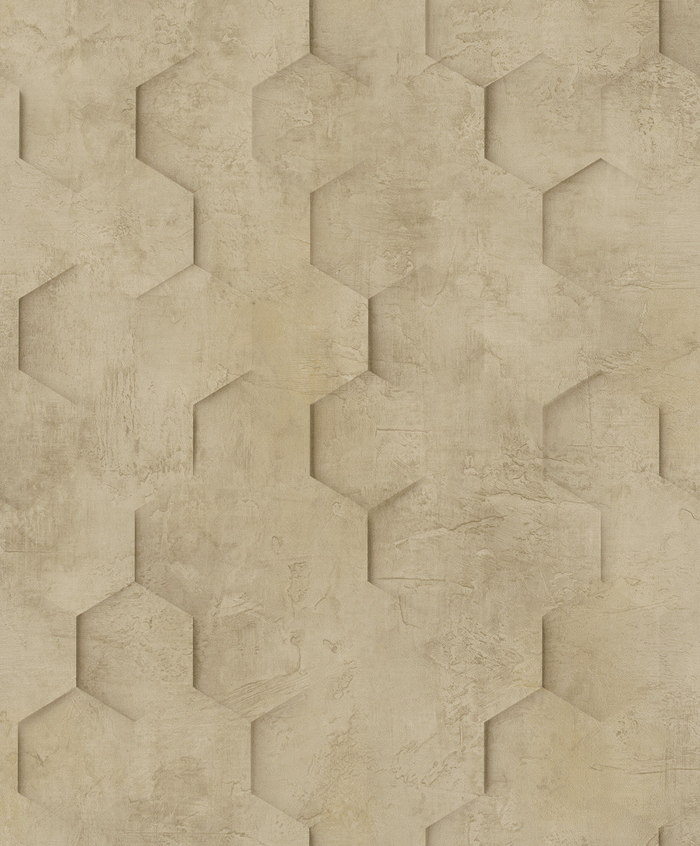 Loft Superior - Metropolis geometric wallpaper Marburg Roll Gold  34163