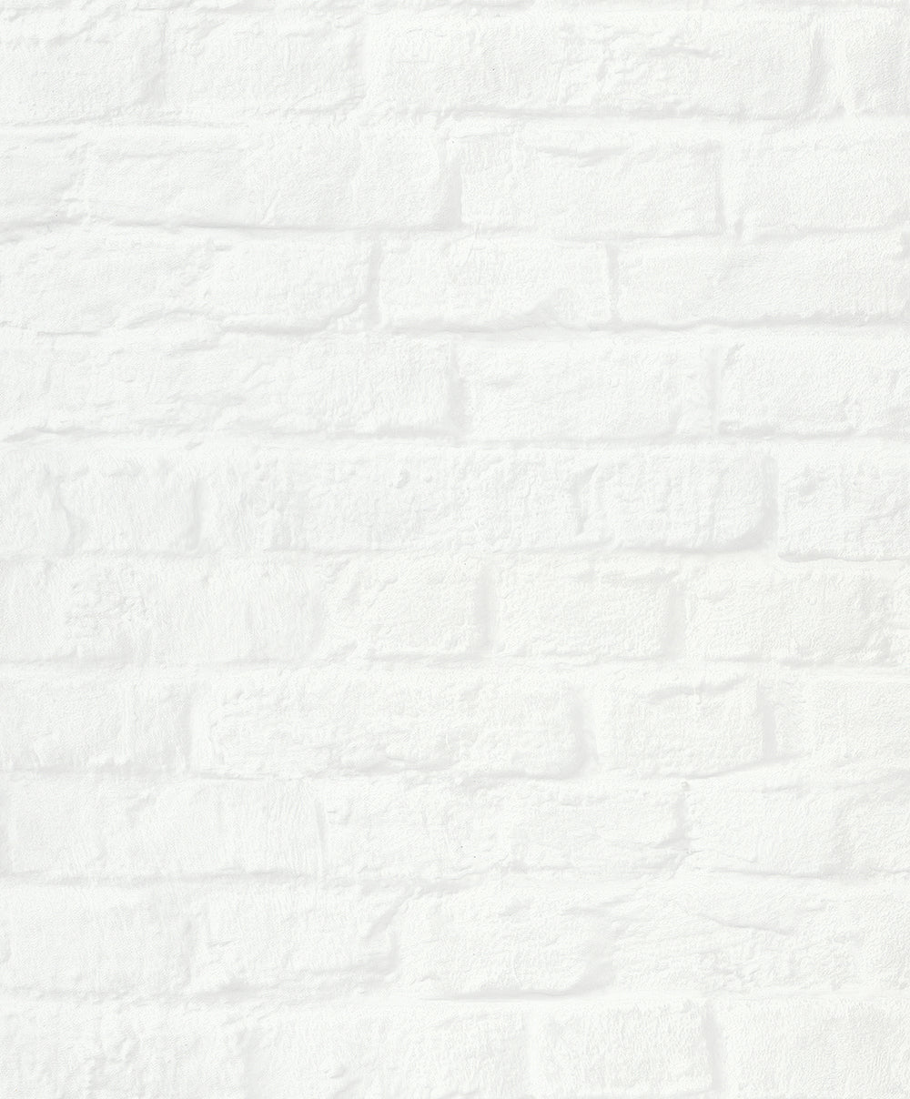 Loft Superior - Sculpted Brick industrial wallpaper Marburg Roll White  34165