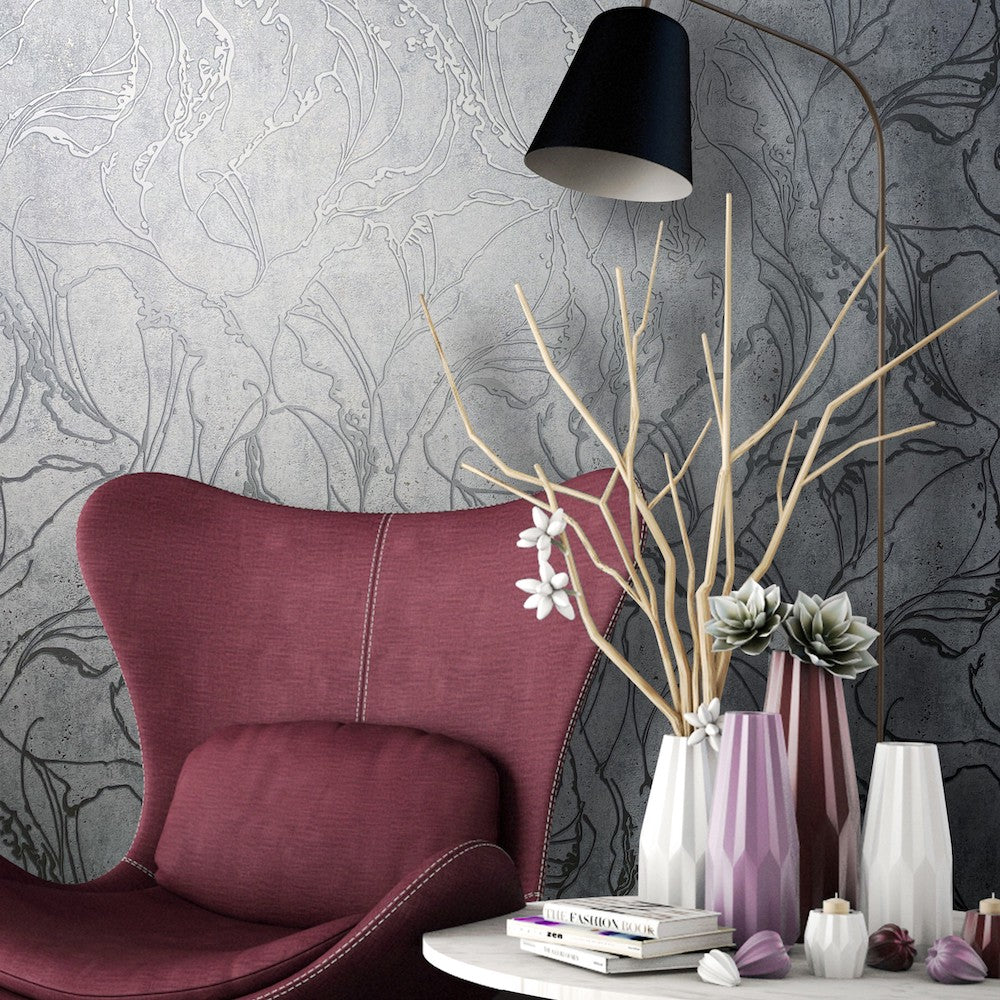 City Glow - Floral Mirage botanical wallpaper Marburg    