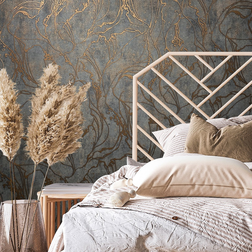 City Glow - Floral Mirage botanical wallpaper Marburg    