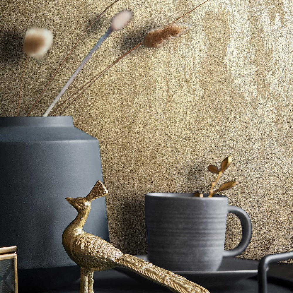 City Glow - Metallic Glamour bold wallpaper Marburg    