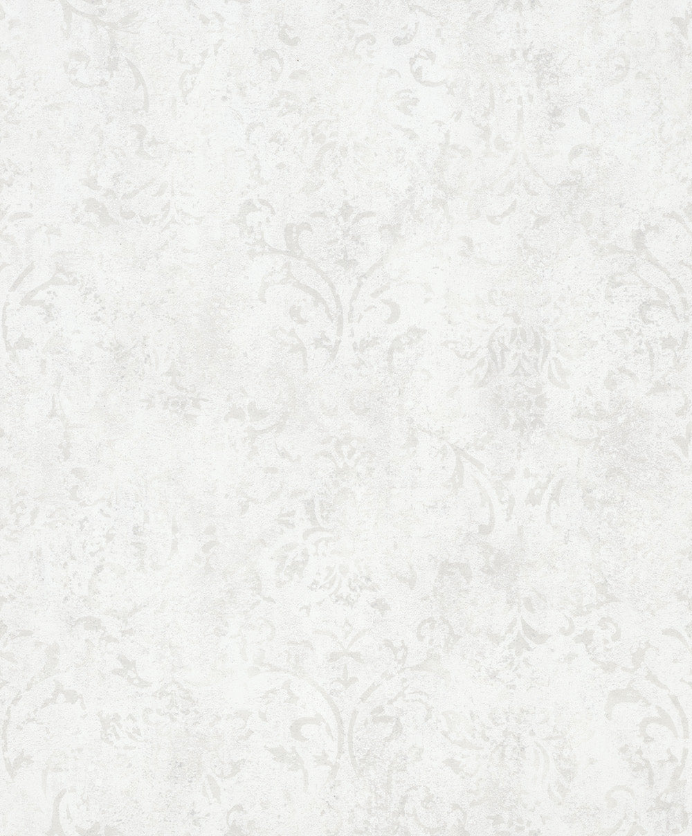 City Glow - Ornate Florals damask wallpaper Marburg Roll White  34290