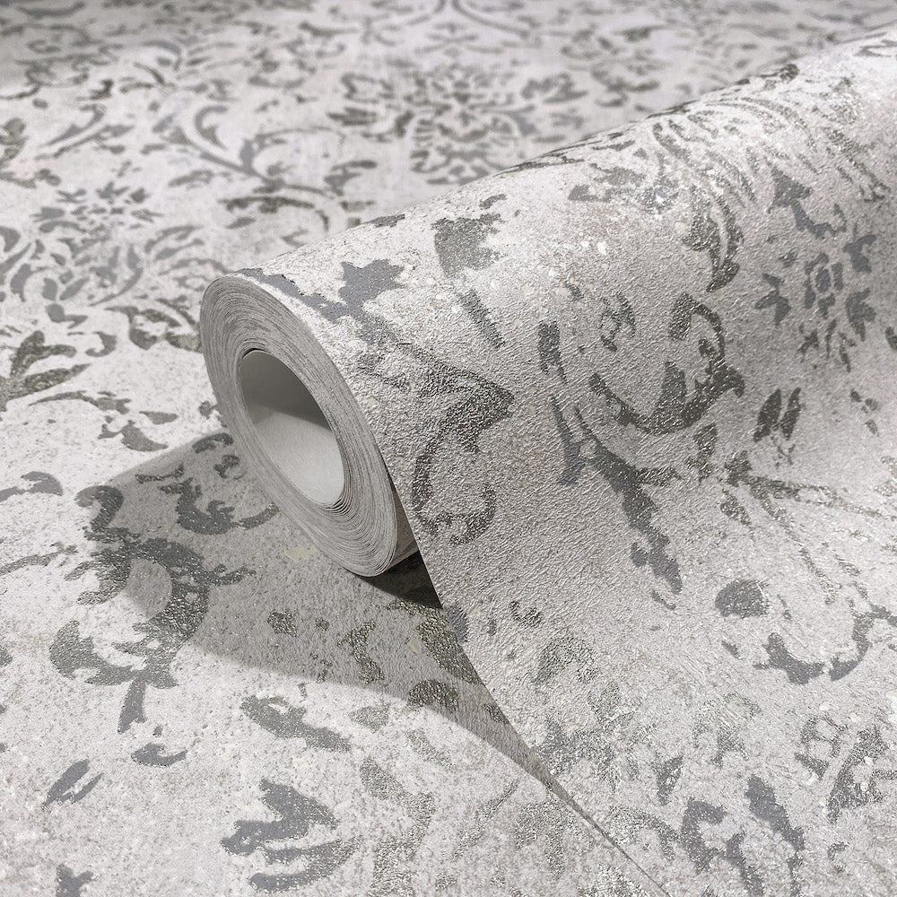 City Glow - Ornate Florals damask wallpaper Marburg    