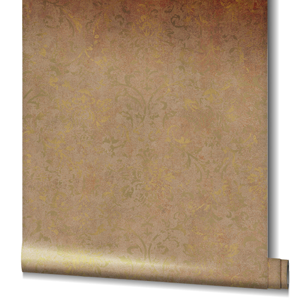 City Glow - Ornate Florals damask wallpaper Marburg    