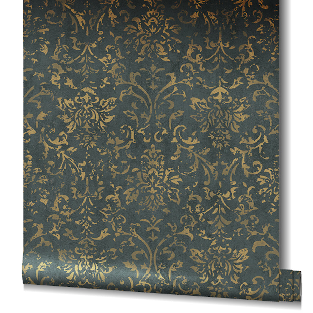 City Glow - Ornate Florals damask wallpaper Marburg    