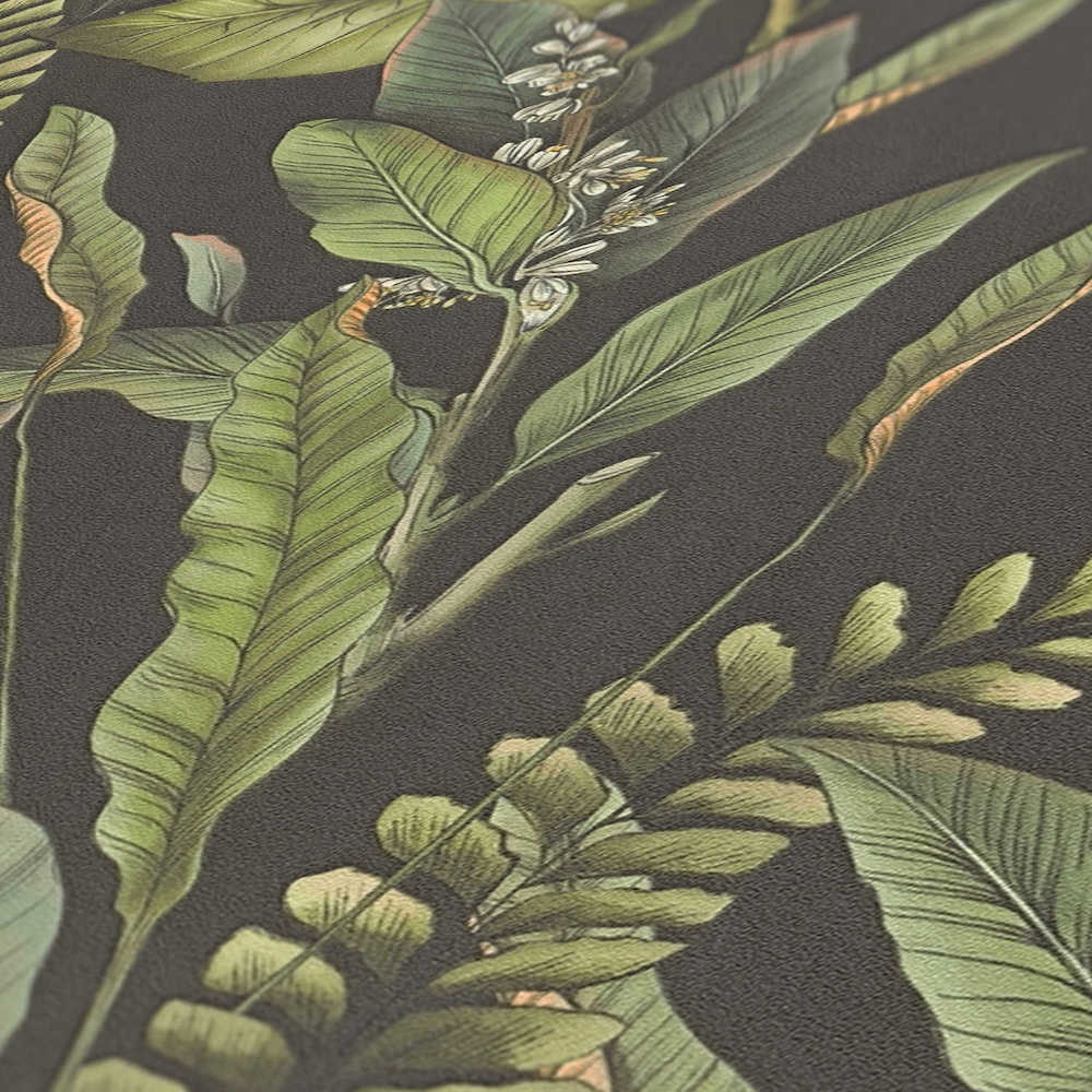 Drawn Into Nature - Foliage botanical wallpaper AS Creation    