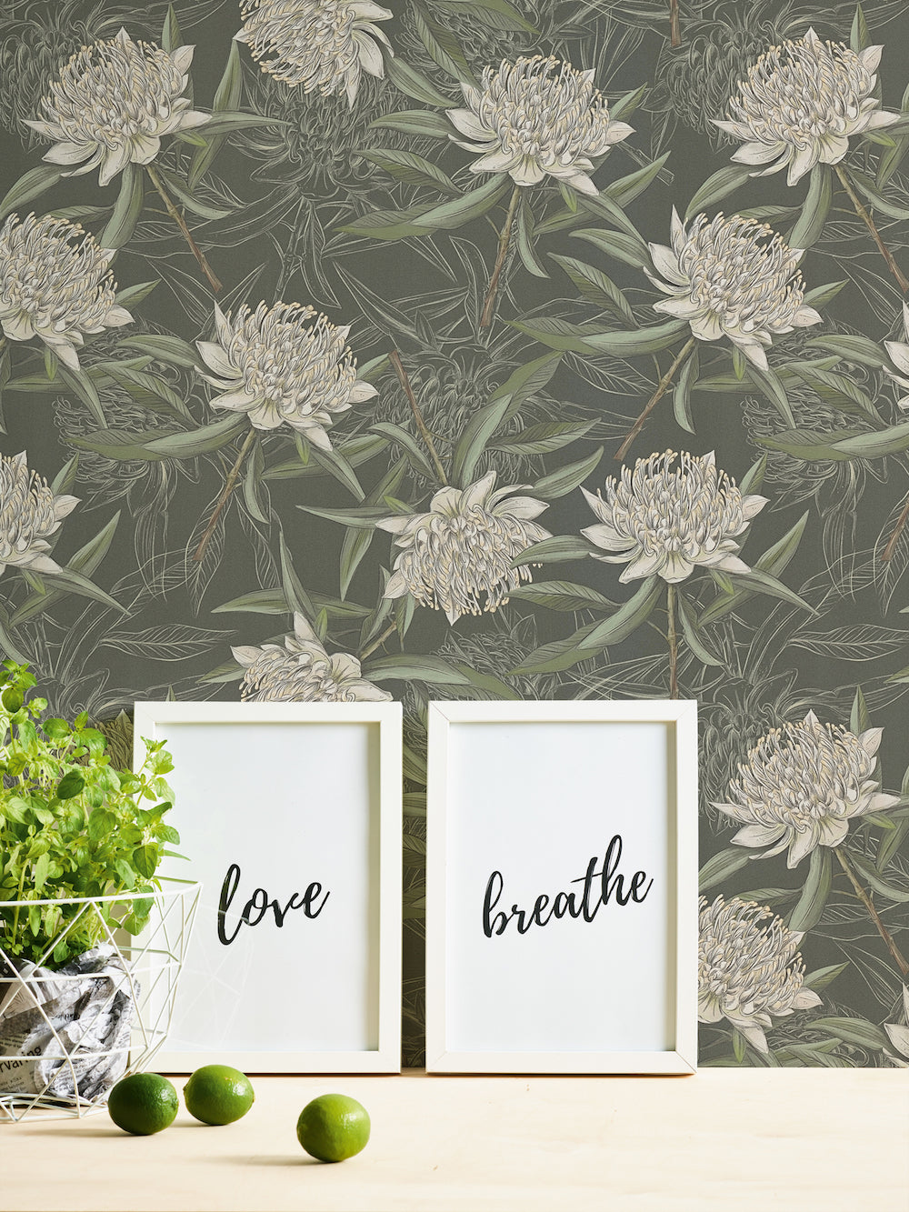 Drawn Into Nature - Full Bloom botanical wallpaper AS Creation    