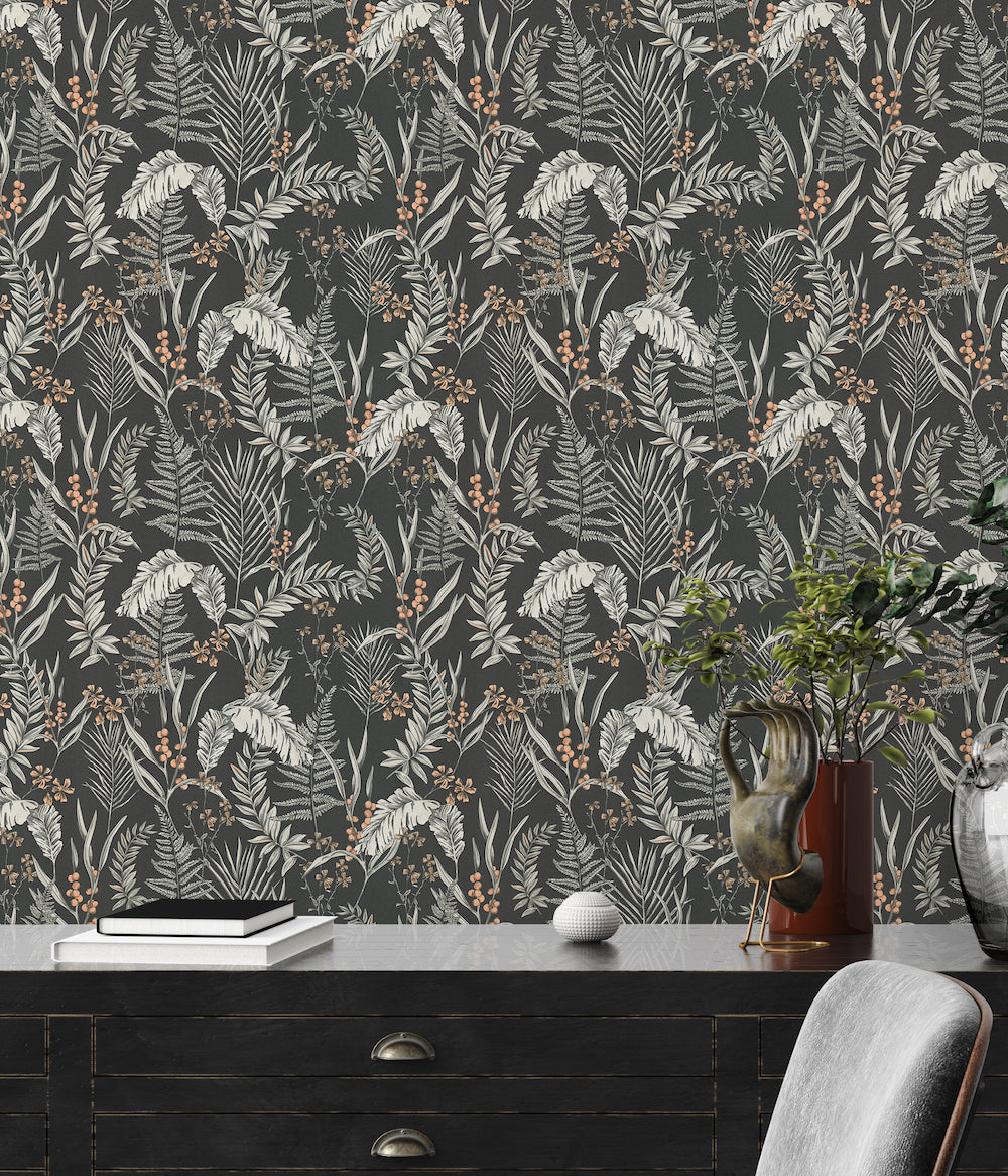 Drawn Into Nature - Meadow Dreams botanical wallpaper AS Creation    