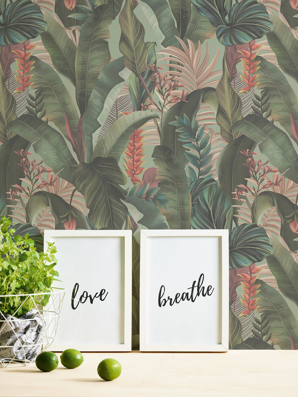 Drawn Into Nature - Jungle Dream botanical wallpaper AS Creation    