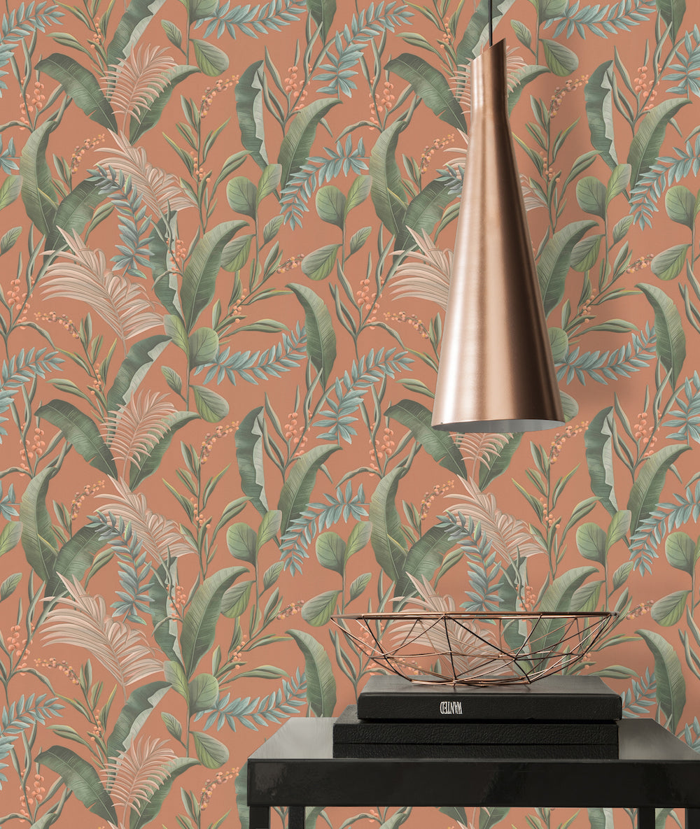 Drawn Into Nature - Jungle botanical wallpaper AS Creation    