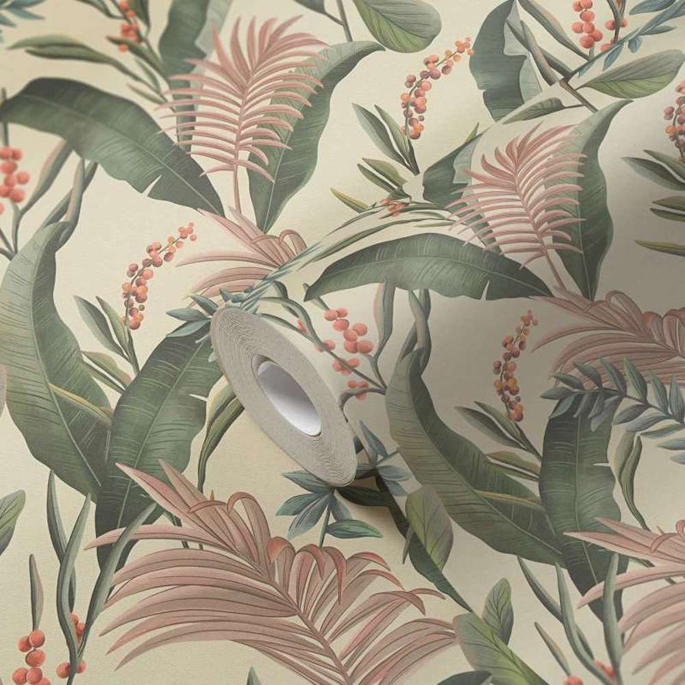 Drawn Into Nature - Jungle botanical wallpaper AS Creation    