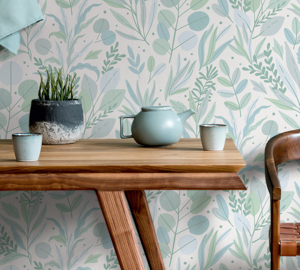 Spirit of Jungle - Botanical Burst botanical wallpaper Marburg    