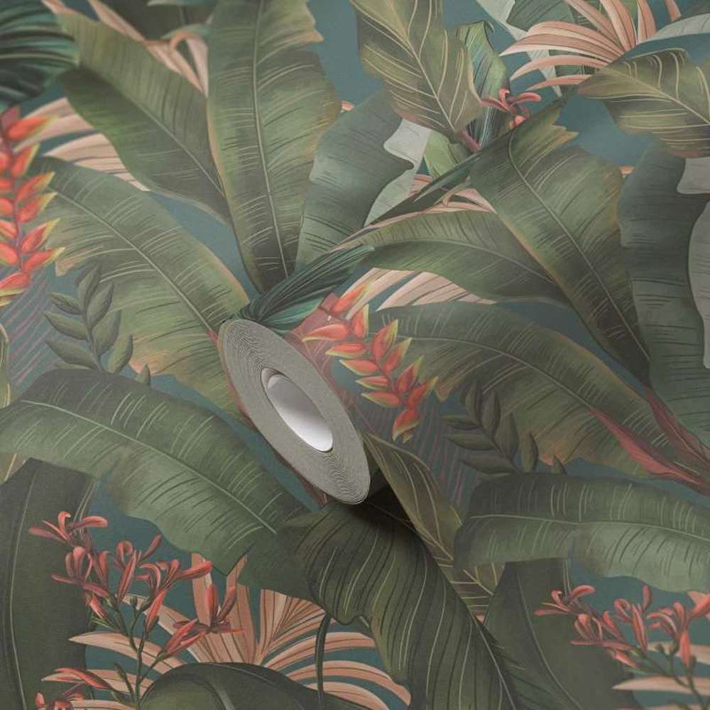 Drawn Into Nature - Jungle Dream botanical wallpaper AS Creation    