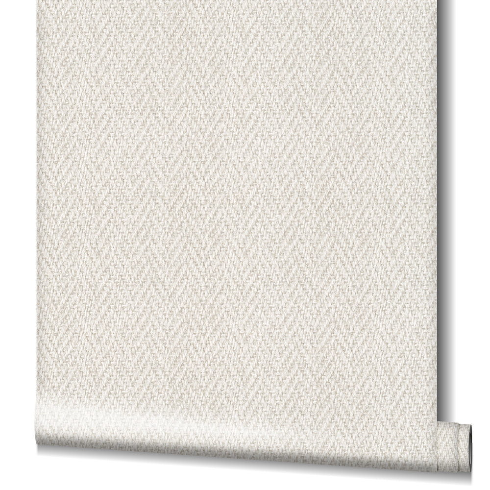 Loft Superior - Woven Herringbone bold wallpaper Marburg