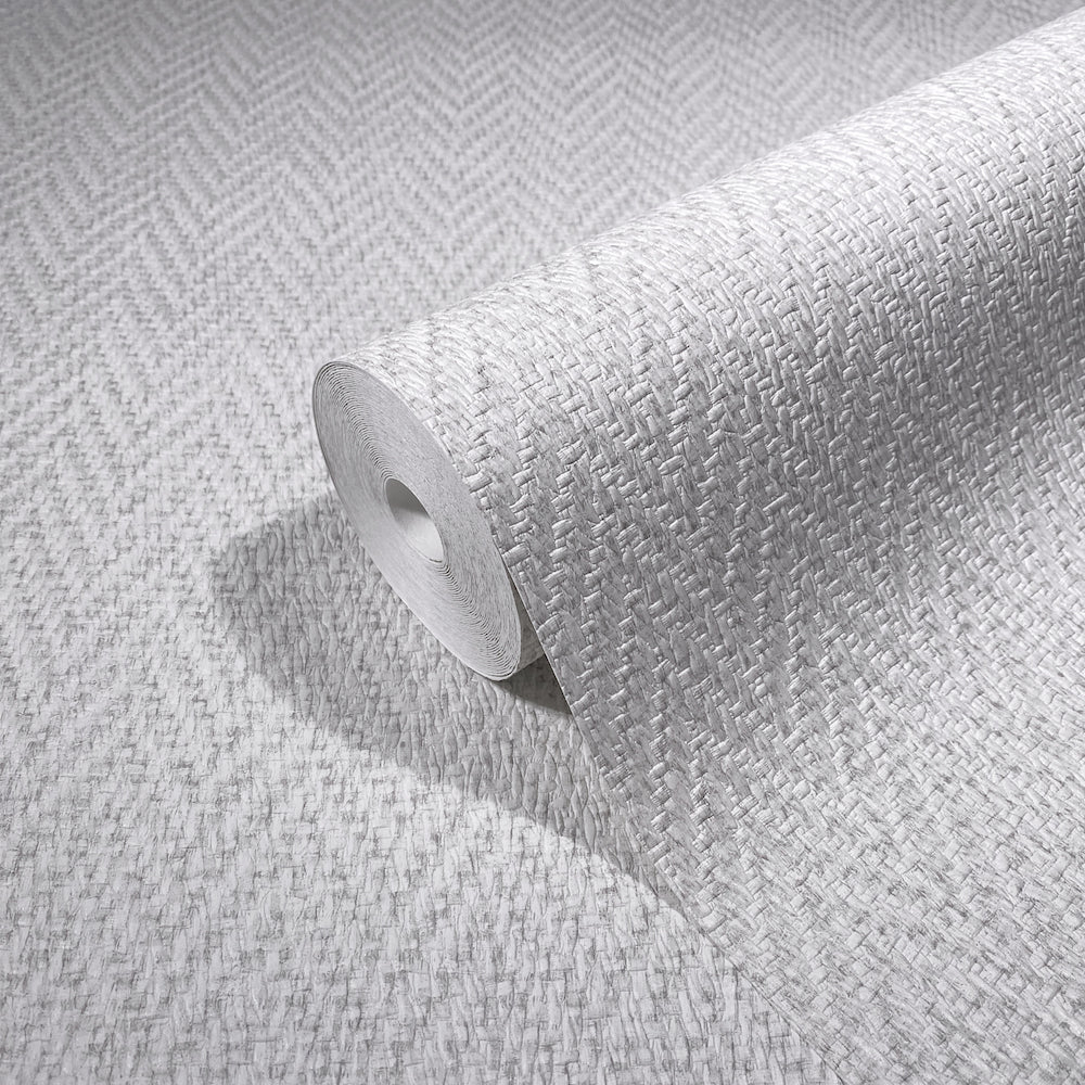 Loft Superior - Woven Herringbone bold wallpaper Marburg    