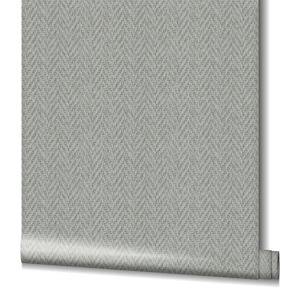 Loft Superior - Woven Herringbone bold wallpaper Marburg    