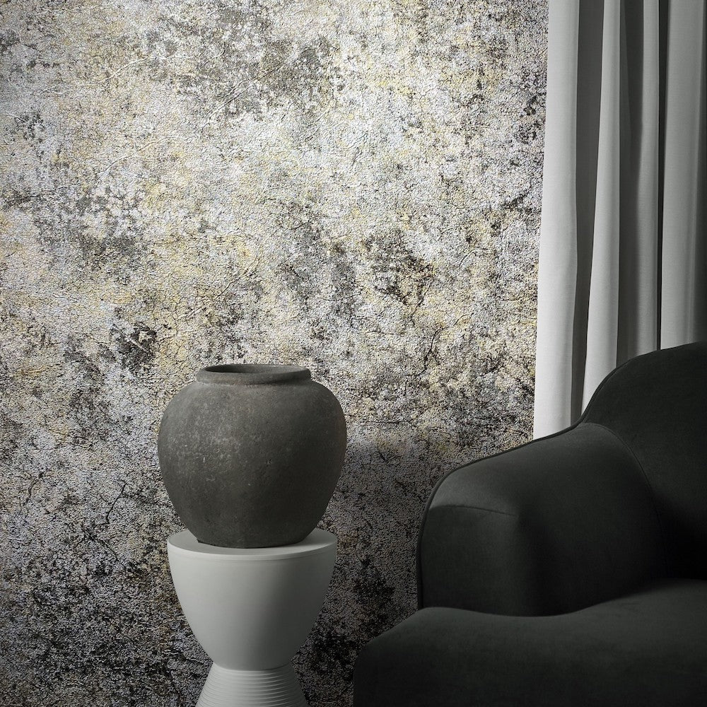 Natural Opulence -  Vintage Plaster industrial wallpaper Marburg    