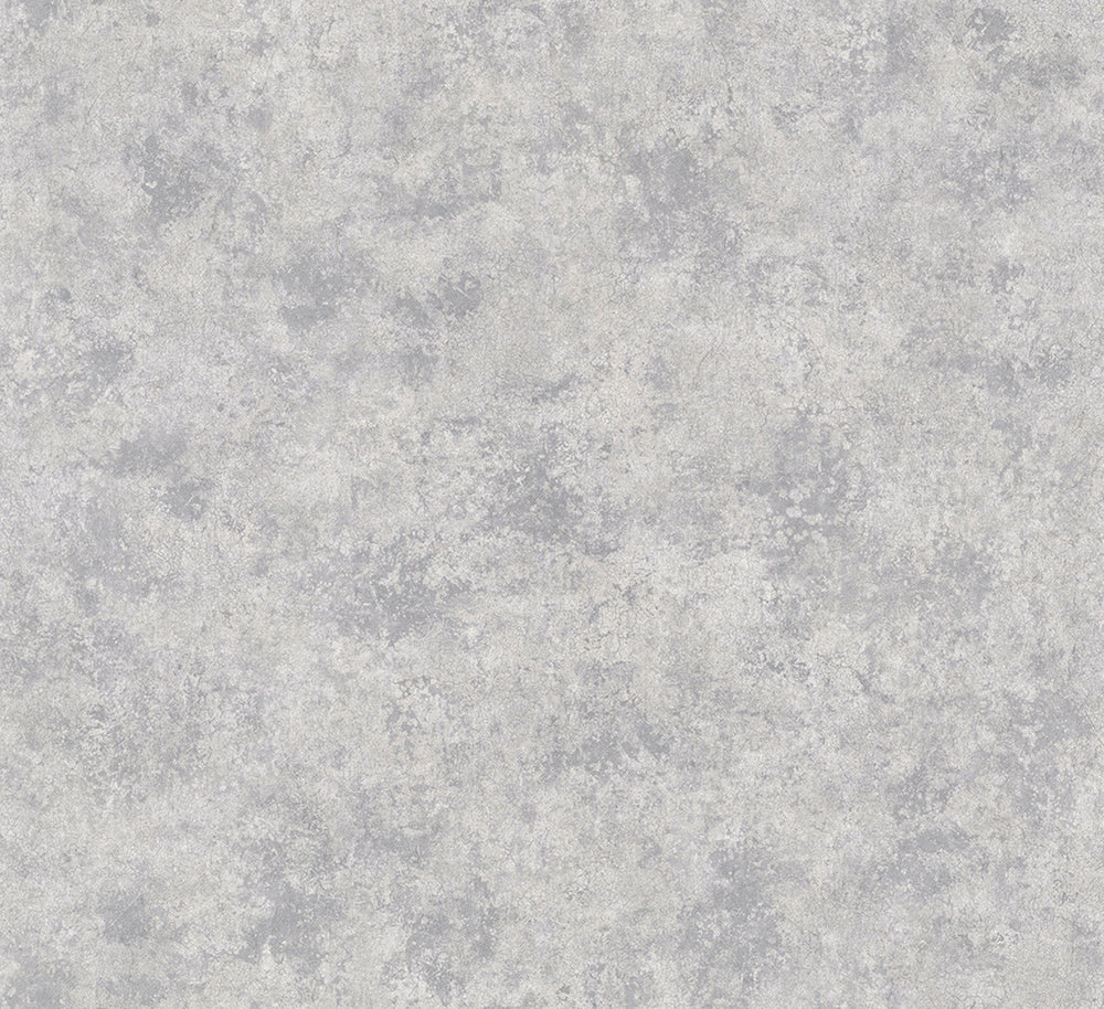 Natural Opulence -  Vintage Plaster industrial wallpaper Marburg Roll Light Grey  33206