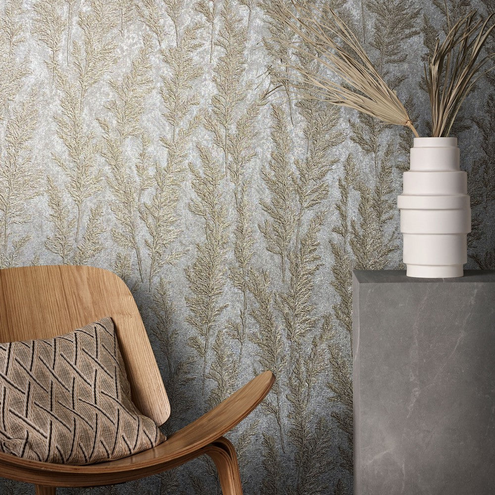 Natural Opulence -  Blades of Grass botanical wallpaper Marburg    