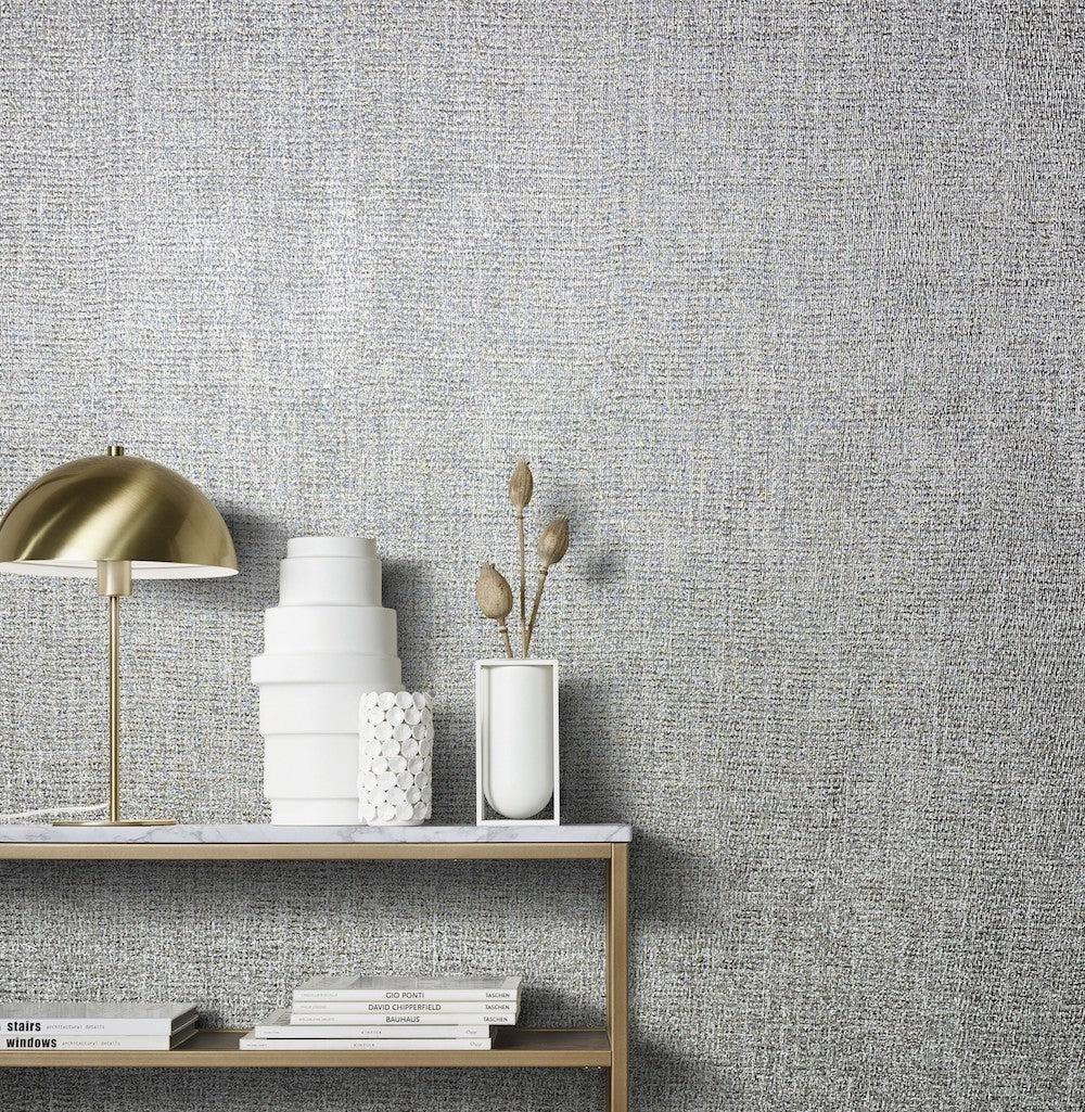 Natural Opulence -  Coarse Fabric Look bold wallpaper Marburg    