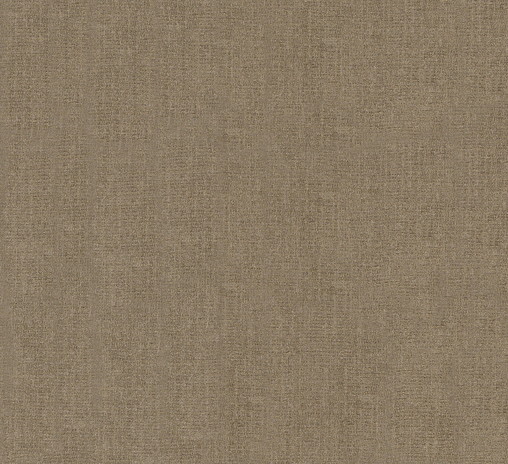 Natural Opulence -  Coarse Fabric Look bold wallpaper Marburg Roll Brown-Gold  33217