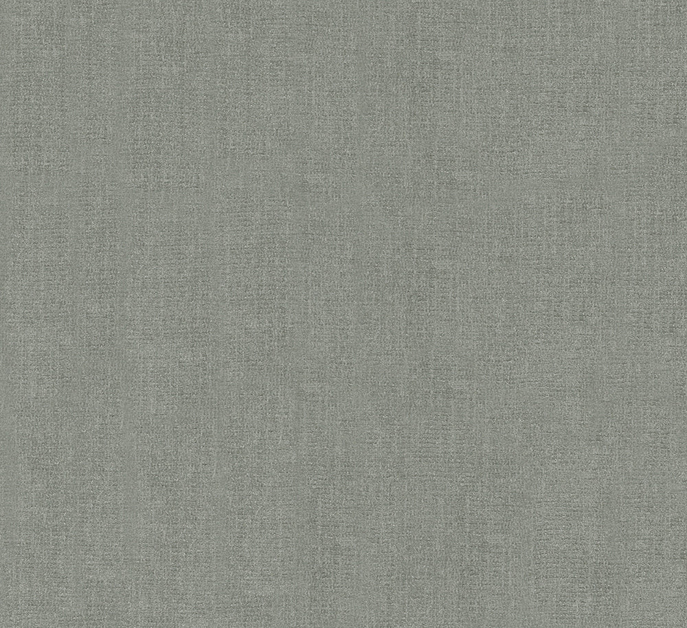 Natural Opulence -  Coarse Fabric Look bold wallpaper Marburg Roll Grey-Green  33219