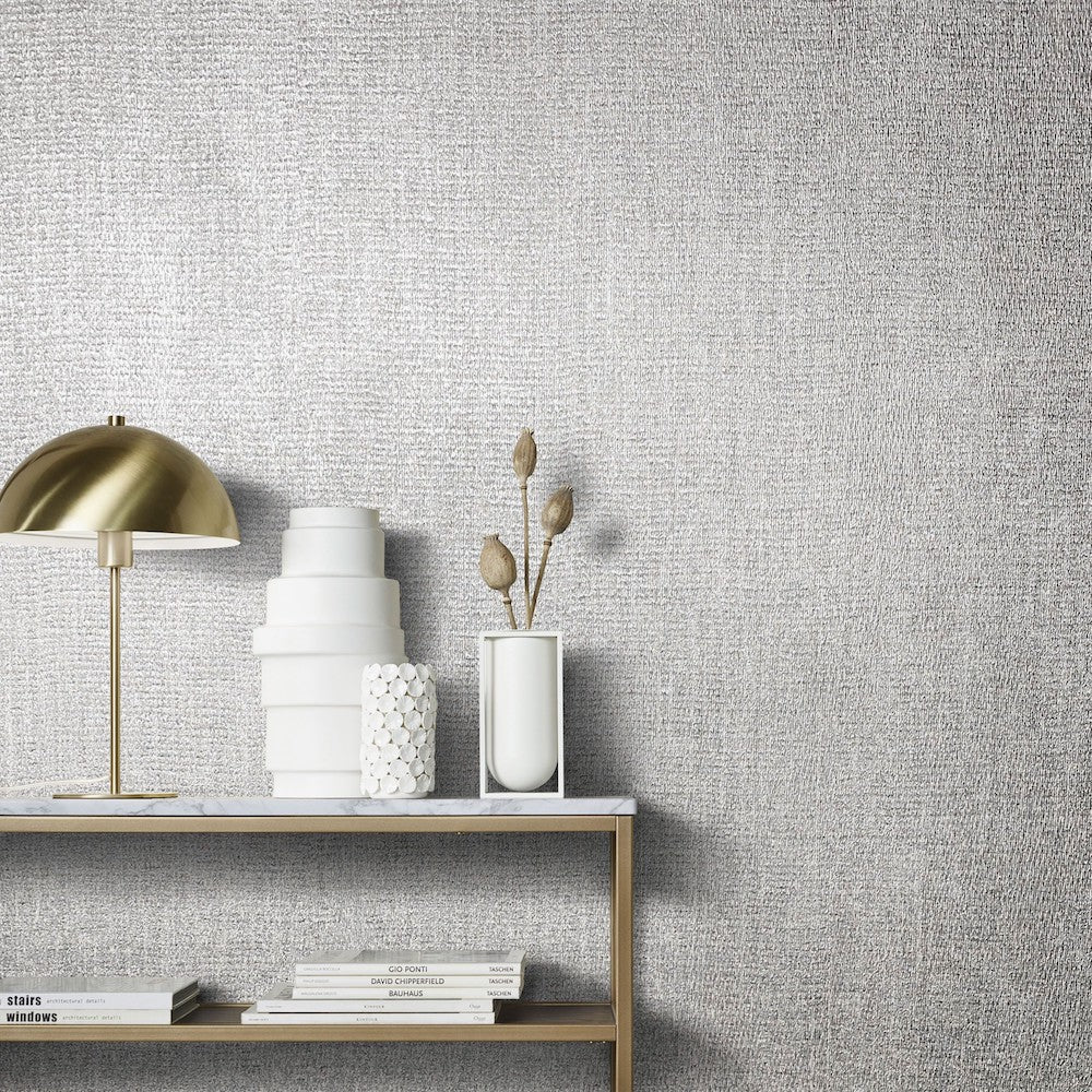 Natural Opulence -  Coarse Fabric Look bold wallpaper Marburg    