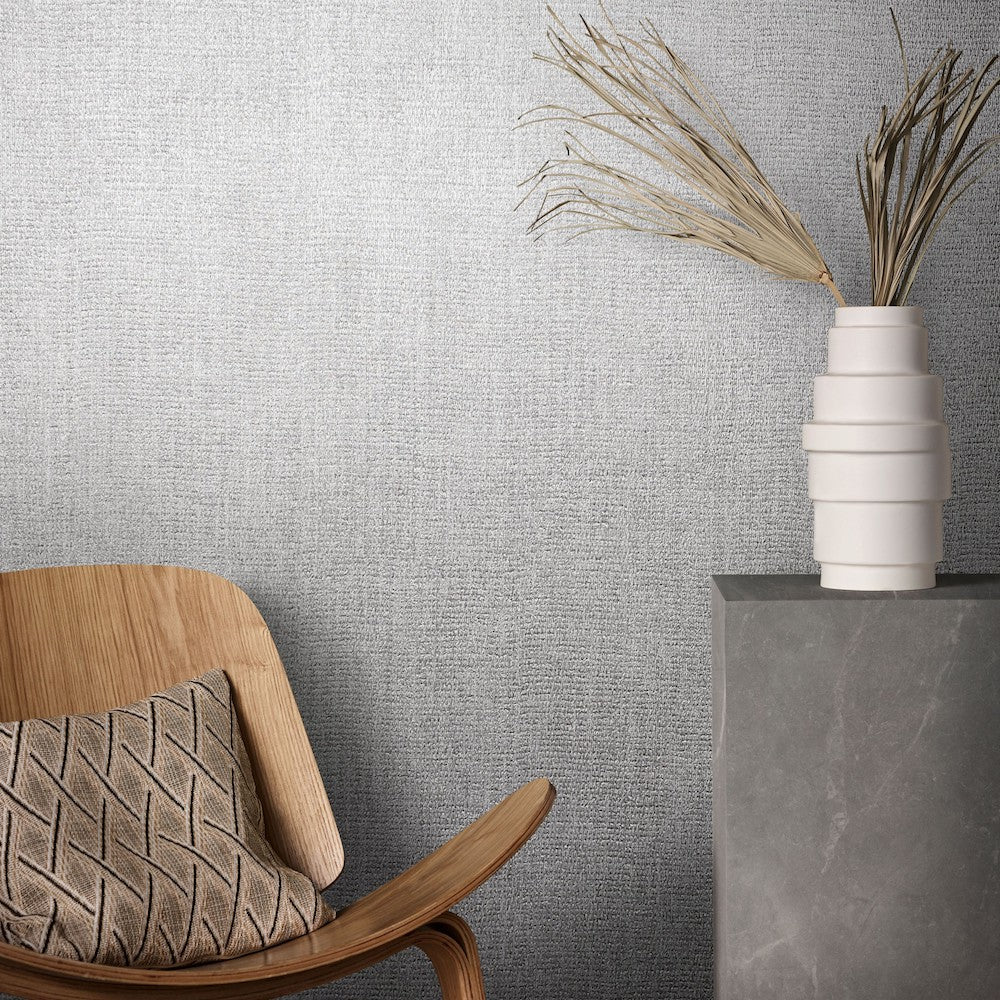 Natural Opulence -  Coarse Fabric Look bold wallpaper Marburg    