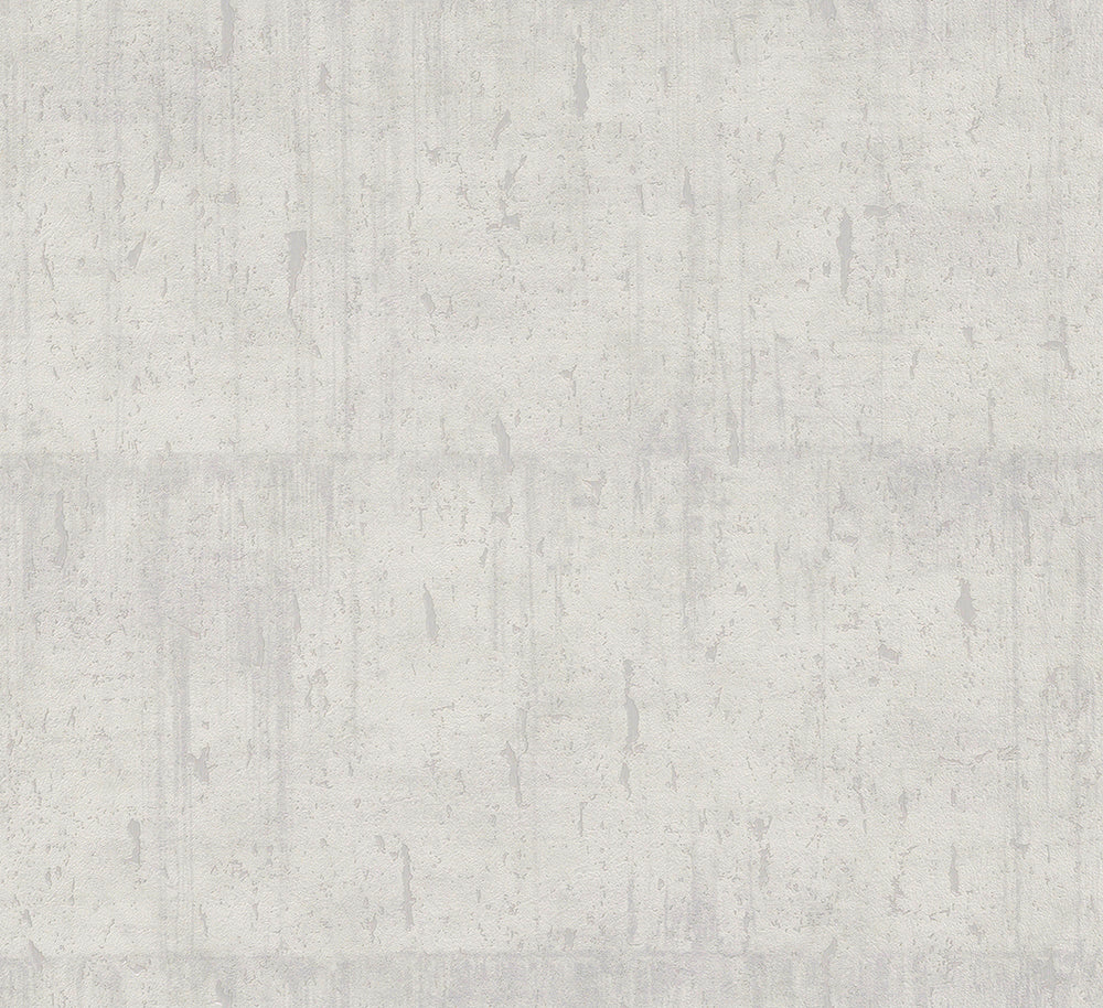 Natural Opulence -  Metallic Concrete Look industrial wallpaper Marburg Roll Off White  33241