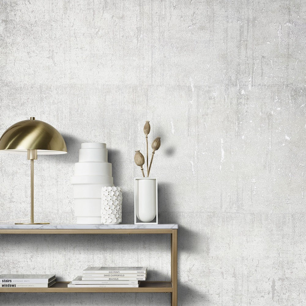 Natural Opulence -  Metallic Concrete Look industrial wallpaper Marburg    