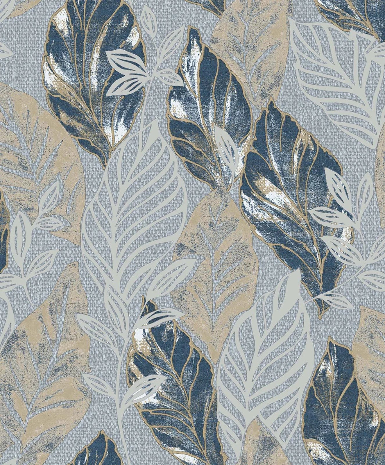 Cvlto - Elysian botanical wallpaper eurowalls™ Roll Blue 21103