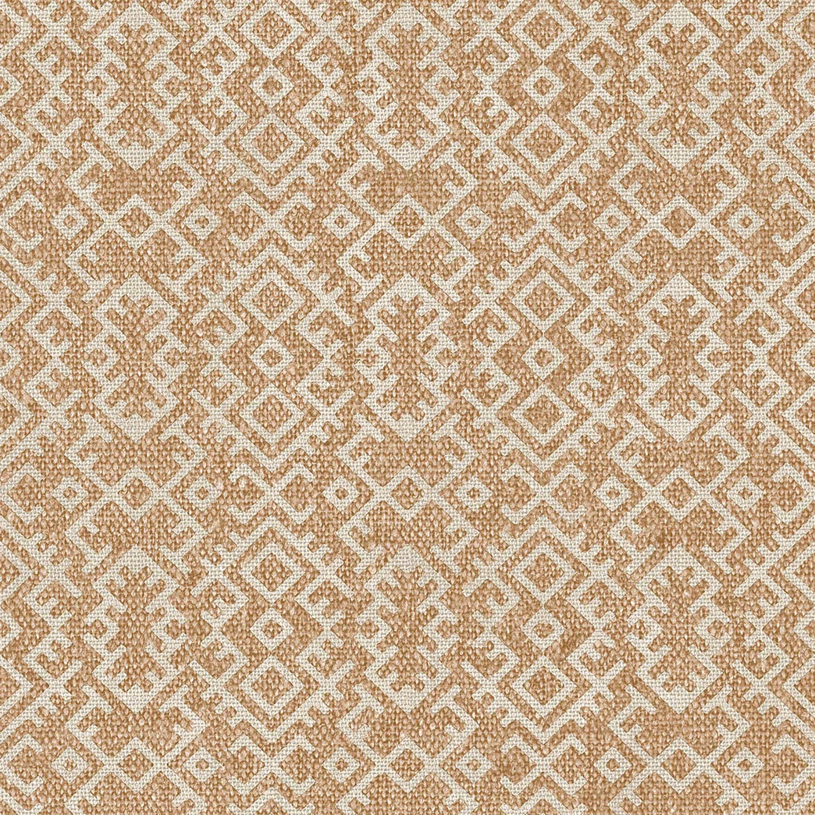 Cvlto - Tribal Weave geometric wallpaper Parato Roll Orange 21118