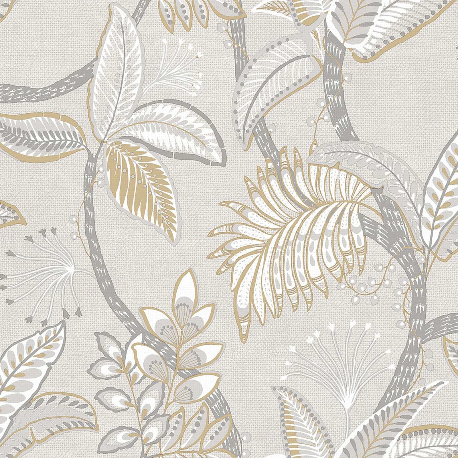 Cvlto - Acanthus botanical wallpaper Parato Roll Gray 21126