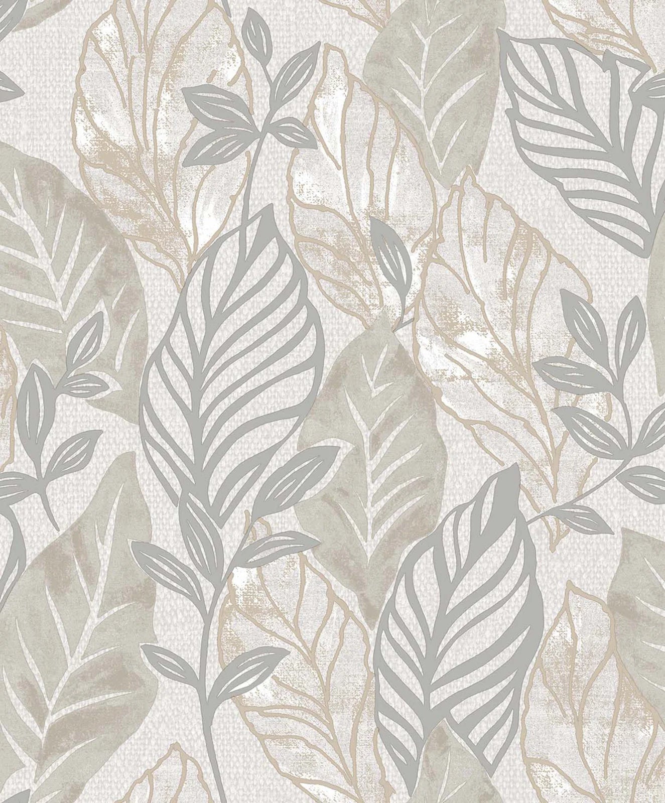 Cvlto - Elysian botanical wallpaper eurowalls™ Roll Gray 21100