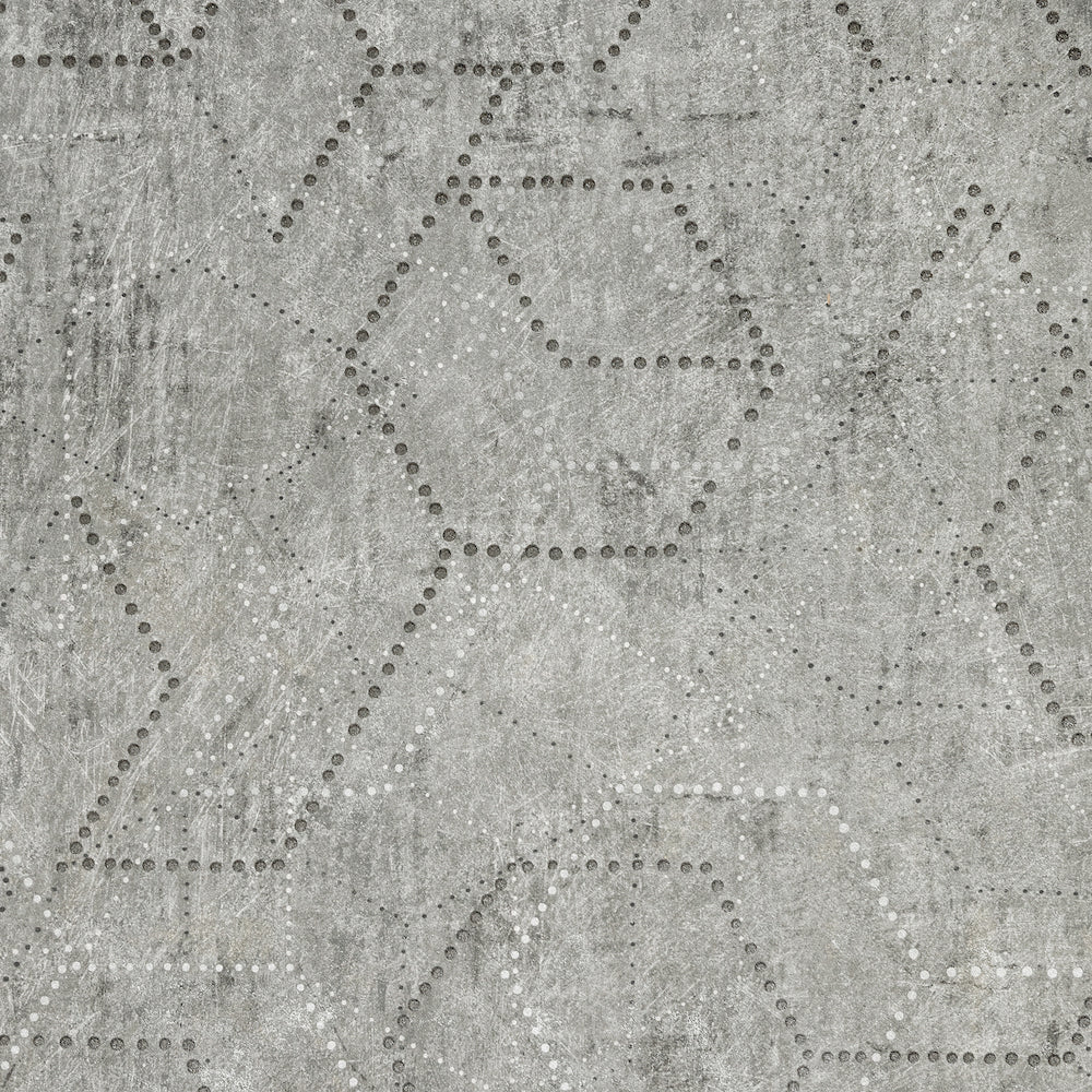 Divino - Luna Glass Beads geometric wallpaper Hohenberger Roll Dark Grey  81317