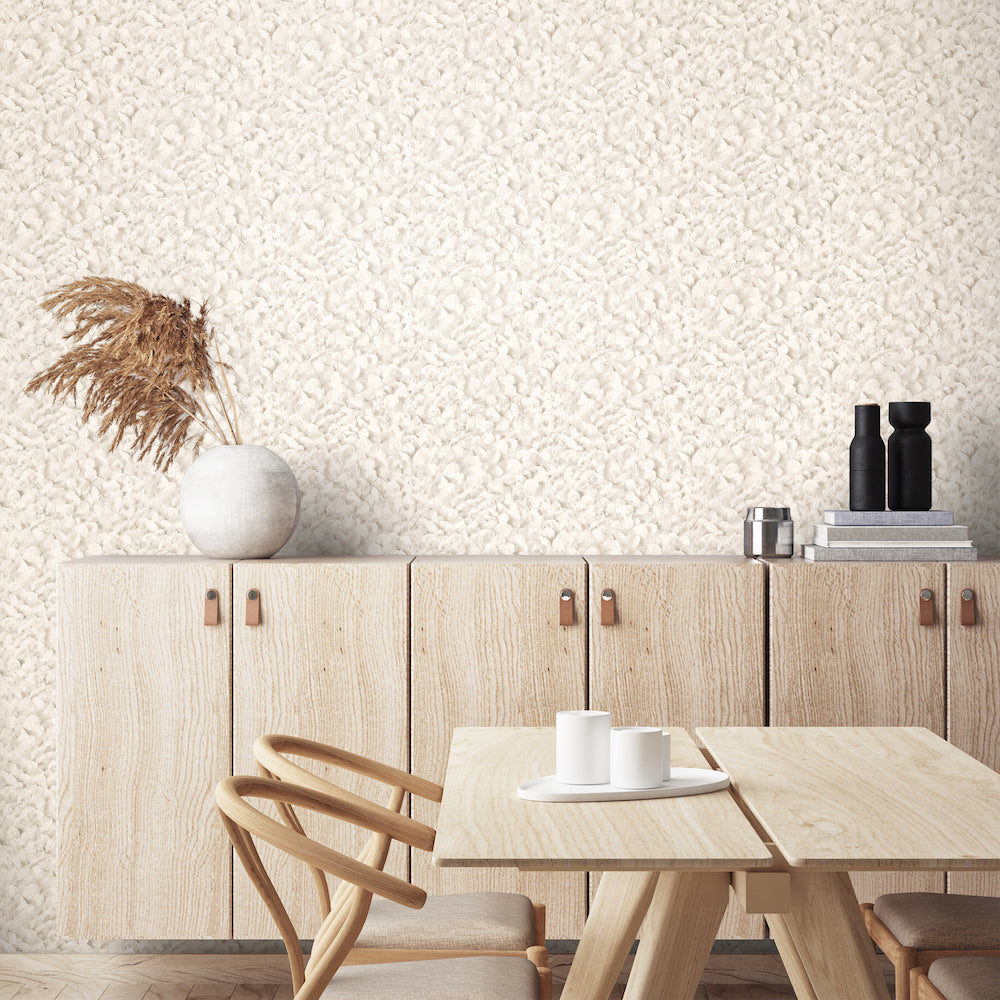 Salt & Pepper - Arco botanical wallpaper Hohenberger    