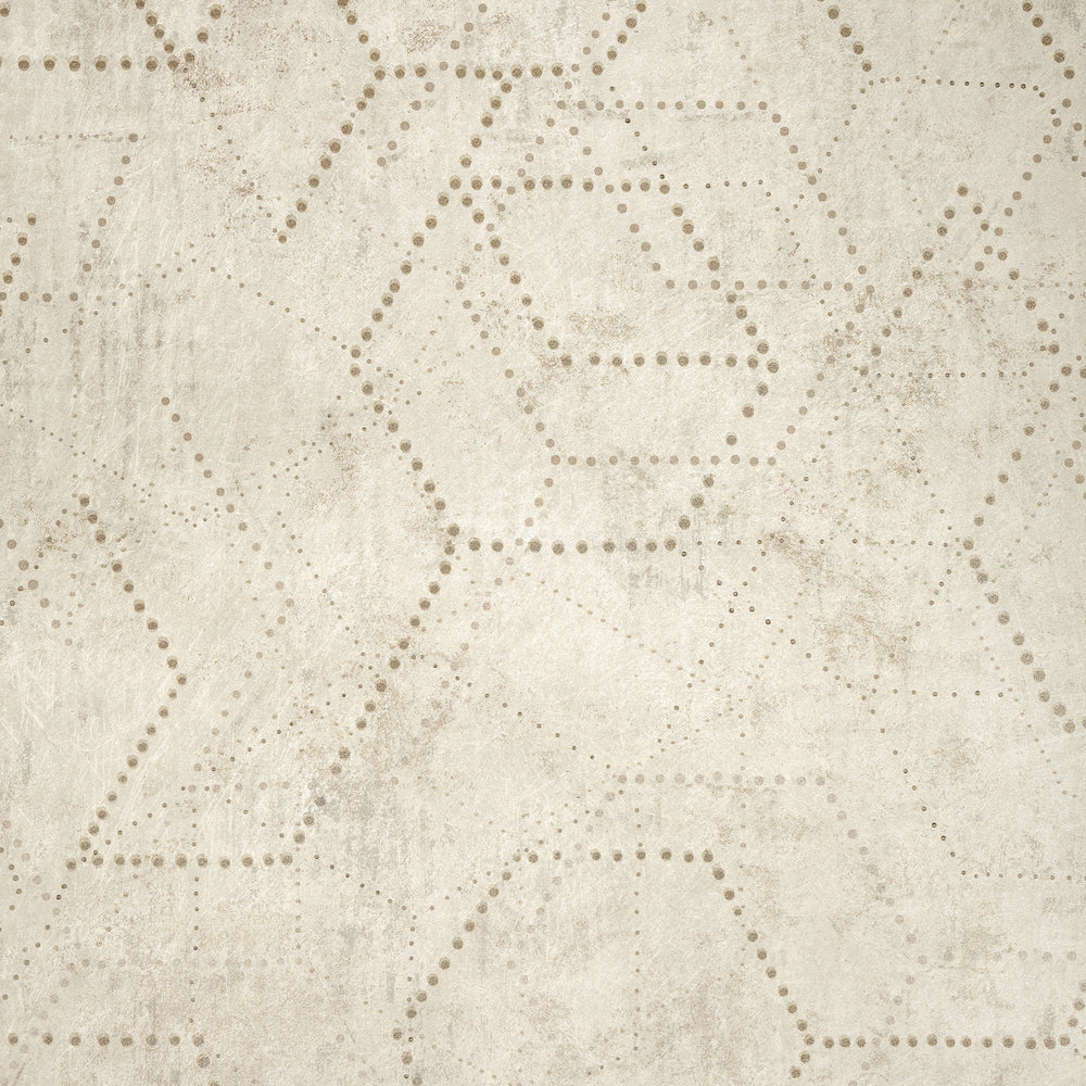 Divino - Luna Glass Beads geometric wallpaper Hohenberger Roll Cream  81314