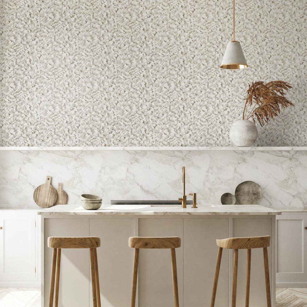 Salt & Pepper - Arco botanical wallpaper Hohenberger    