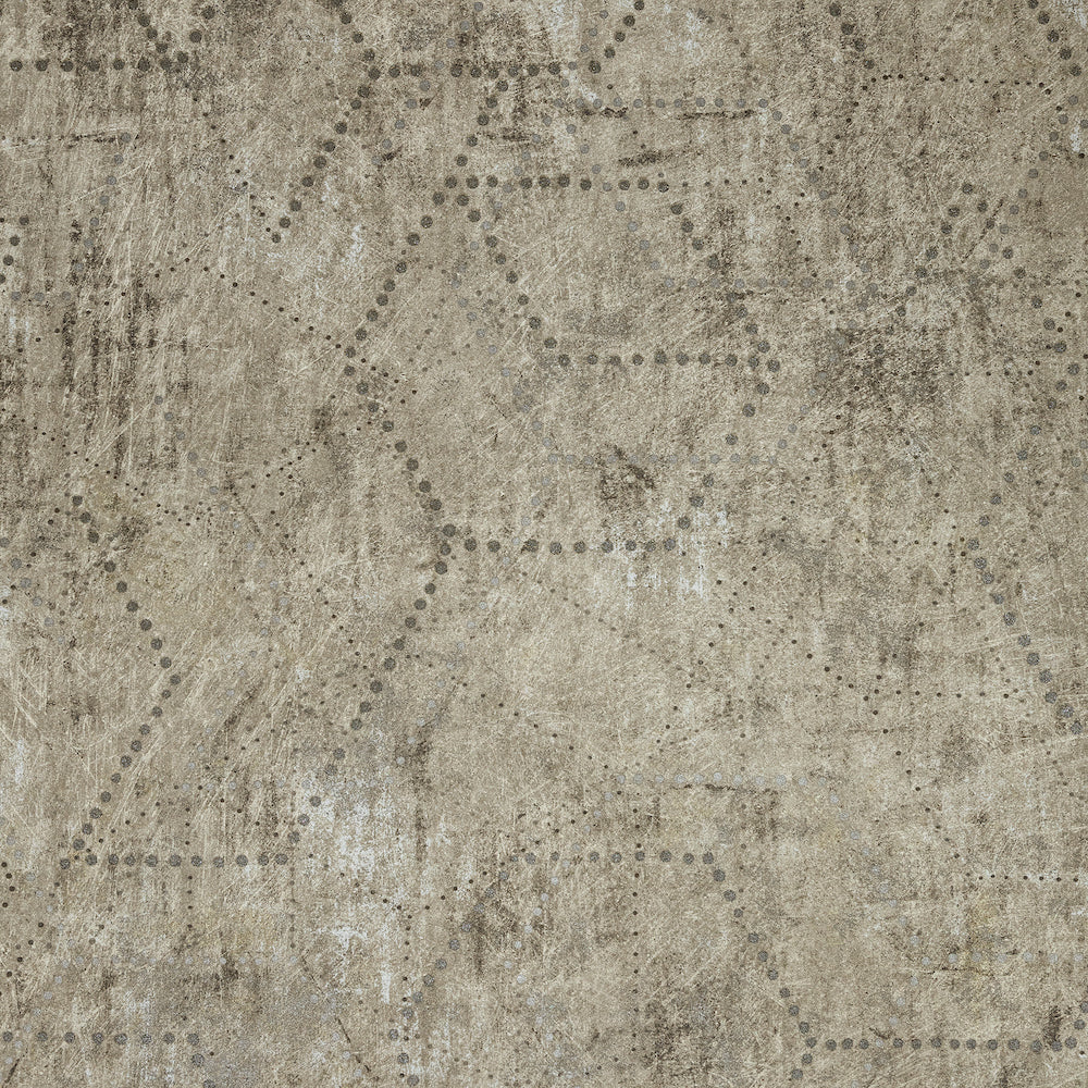 Divino - Luna Glass Beads geometric wallpaper Hohenberger Roll Light Brown  81316