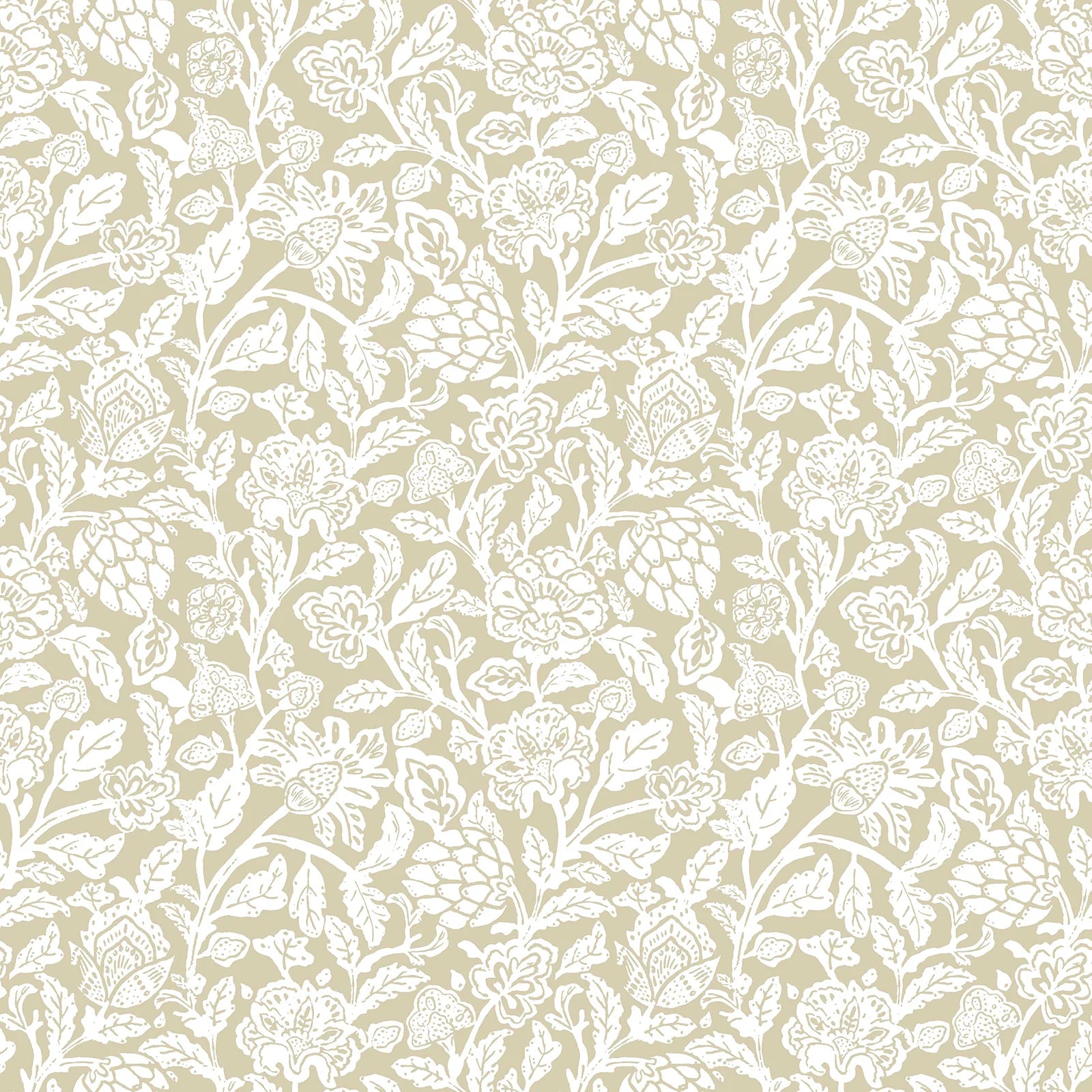 Fiori Country - Petunia botanical wallpaper Parato Roll Yellow 12347