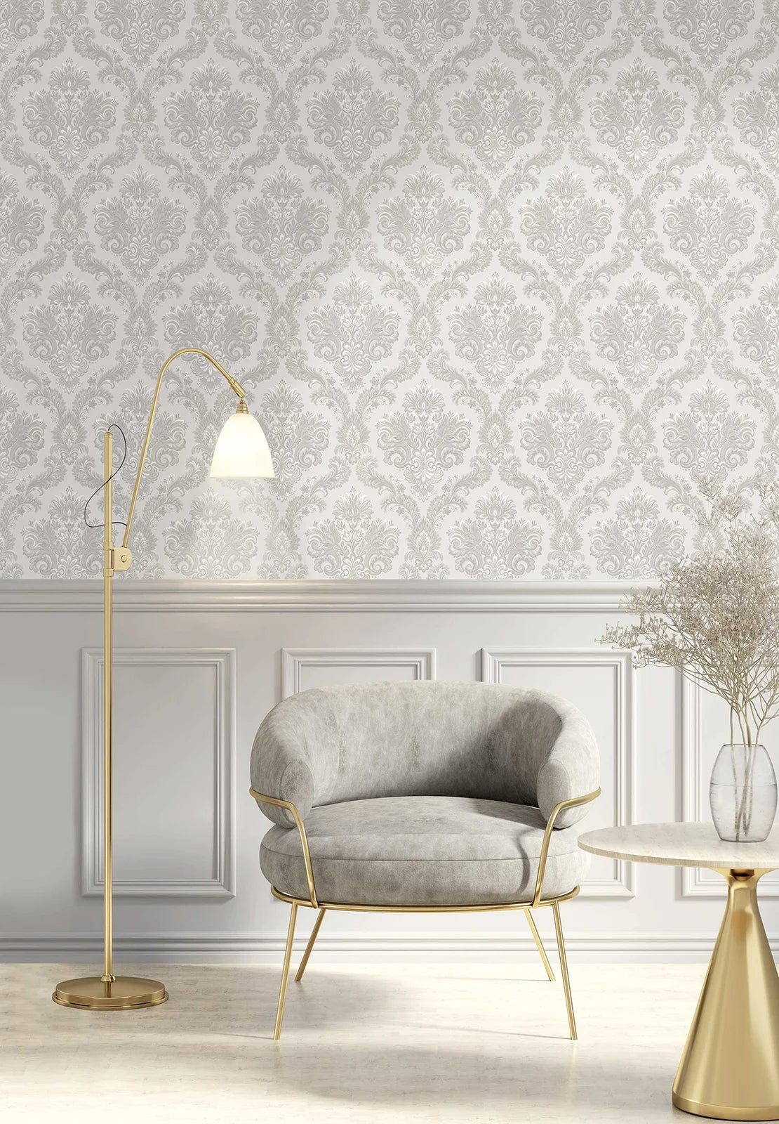 Thema - Regal damask wallpaper Parato    