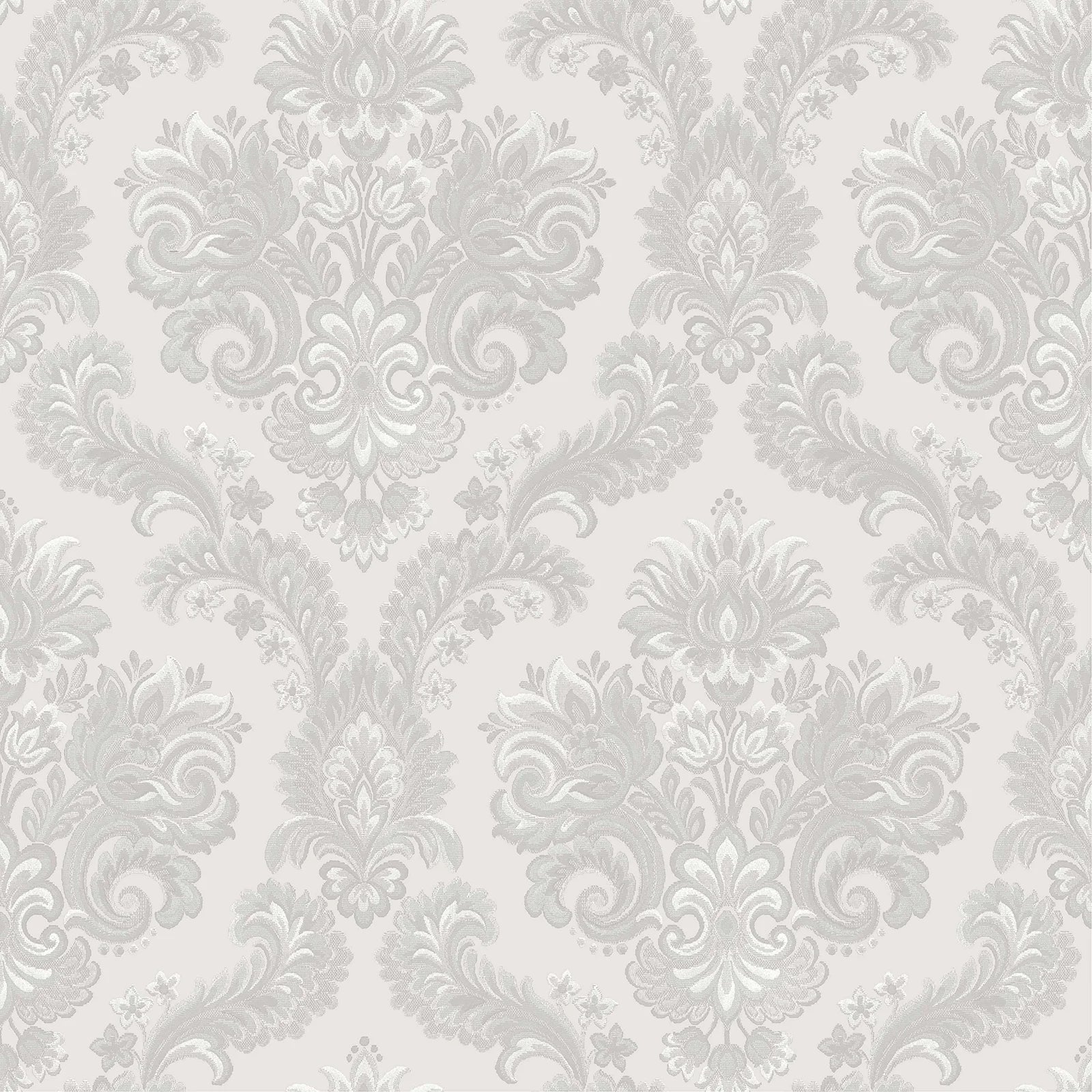 Thema - Regal damask wallpaper Parato Roll Gray 28821