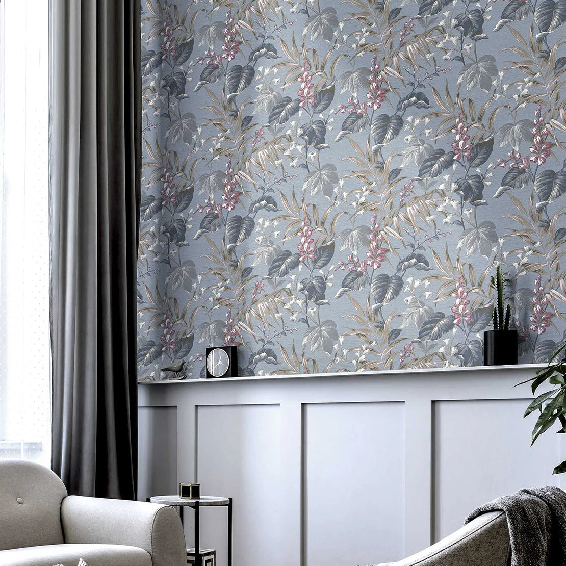 Thema - Grove damask wallpaper Parato