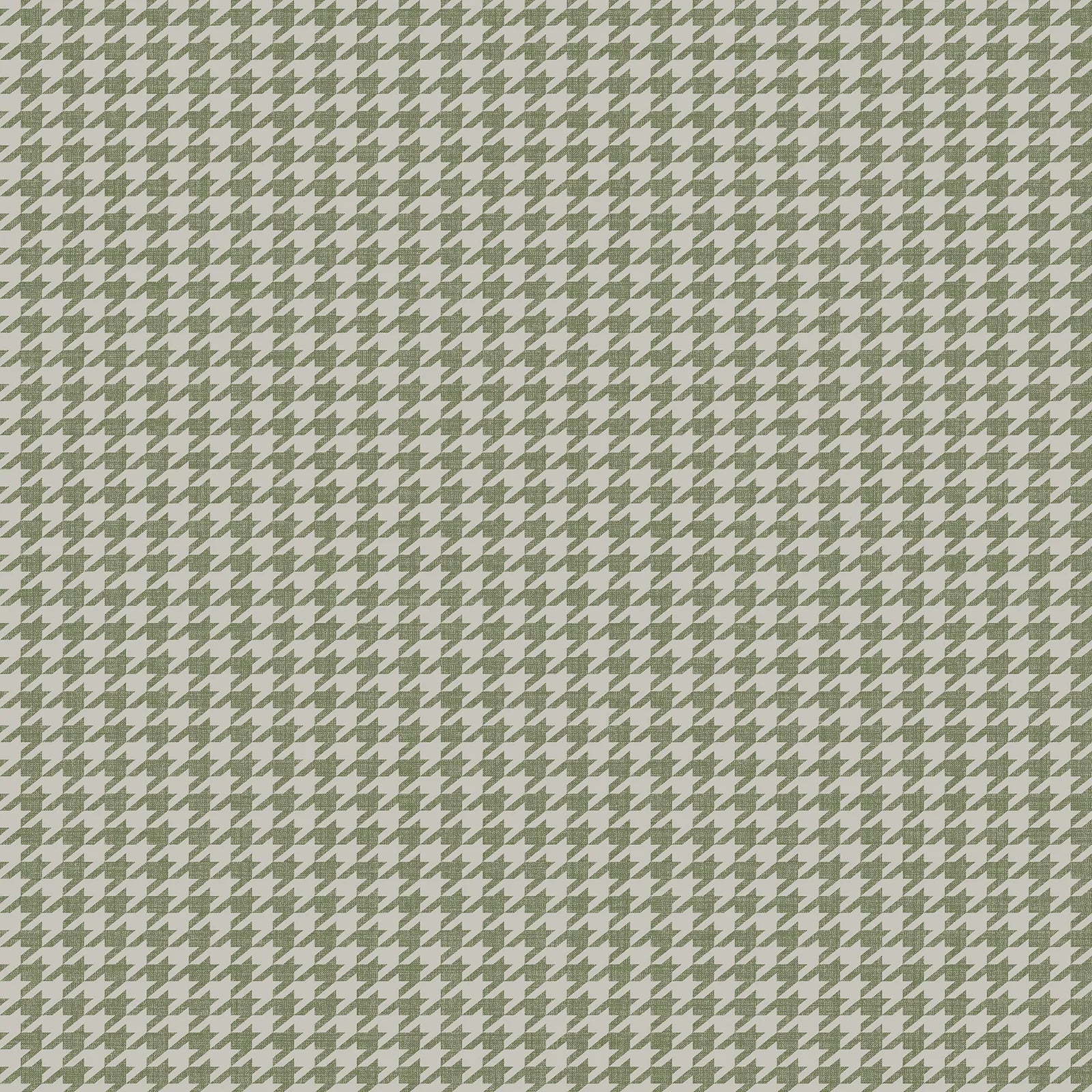 Thema - Tweed damask wallpaper Parato Roll Green 28865