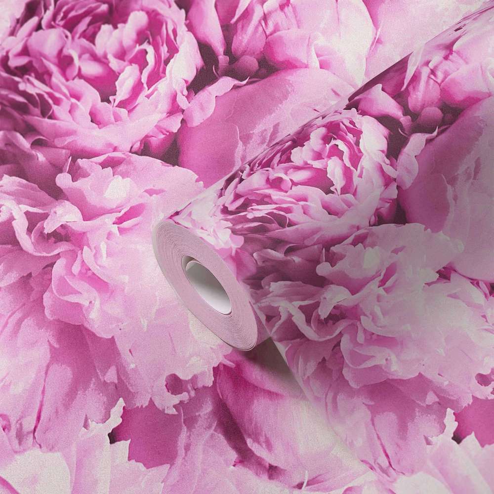 Neue Bude 2.0 - Sparkling Peonies botanical wallpaper AS Creation    