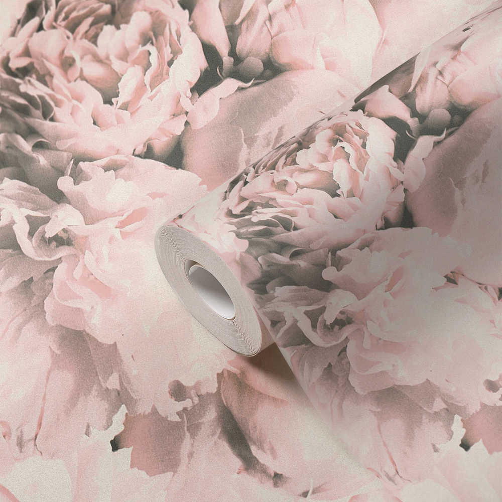 Neue Bude 2.0 - Sparkling Peonies botanical wallpaper AS Creation    