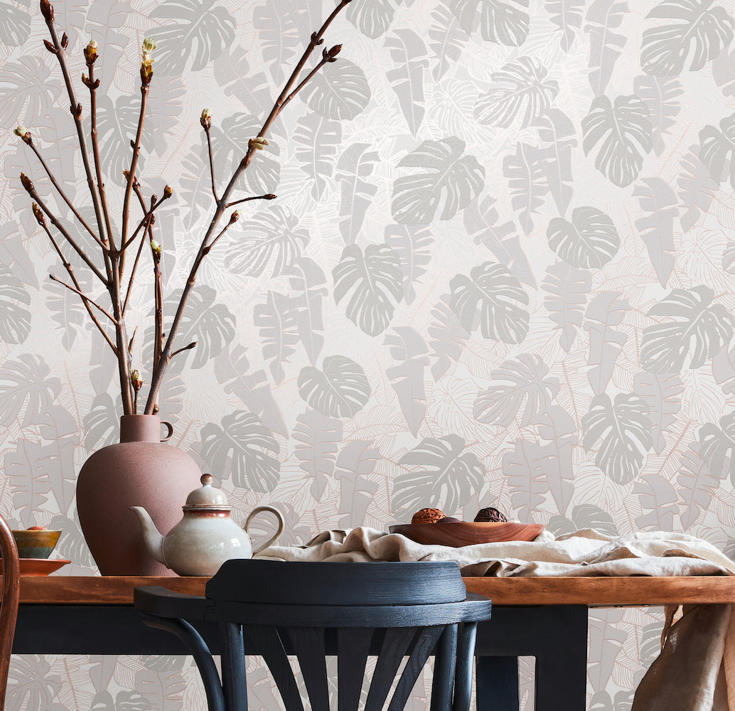 House of Turnowsky - Banana Leaves botanical wallpaper AS Creation    