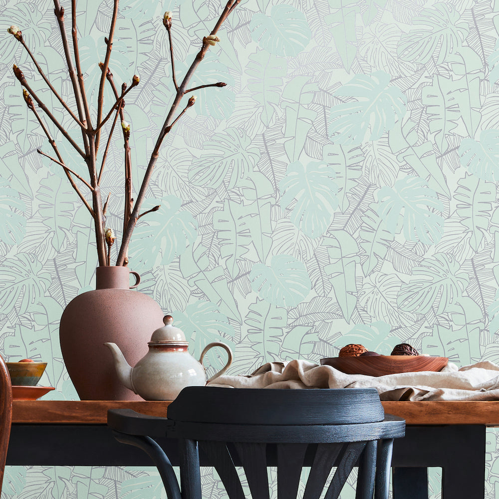 House of Turnowsky - Banana Leaves botanical wallpaper AS Creation    