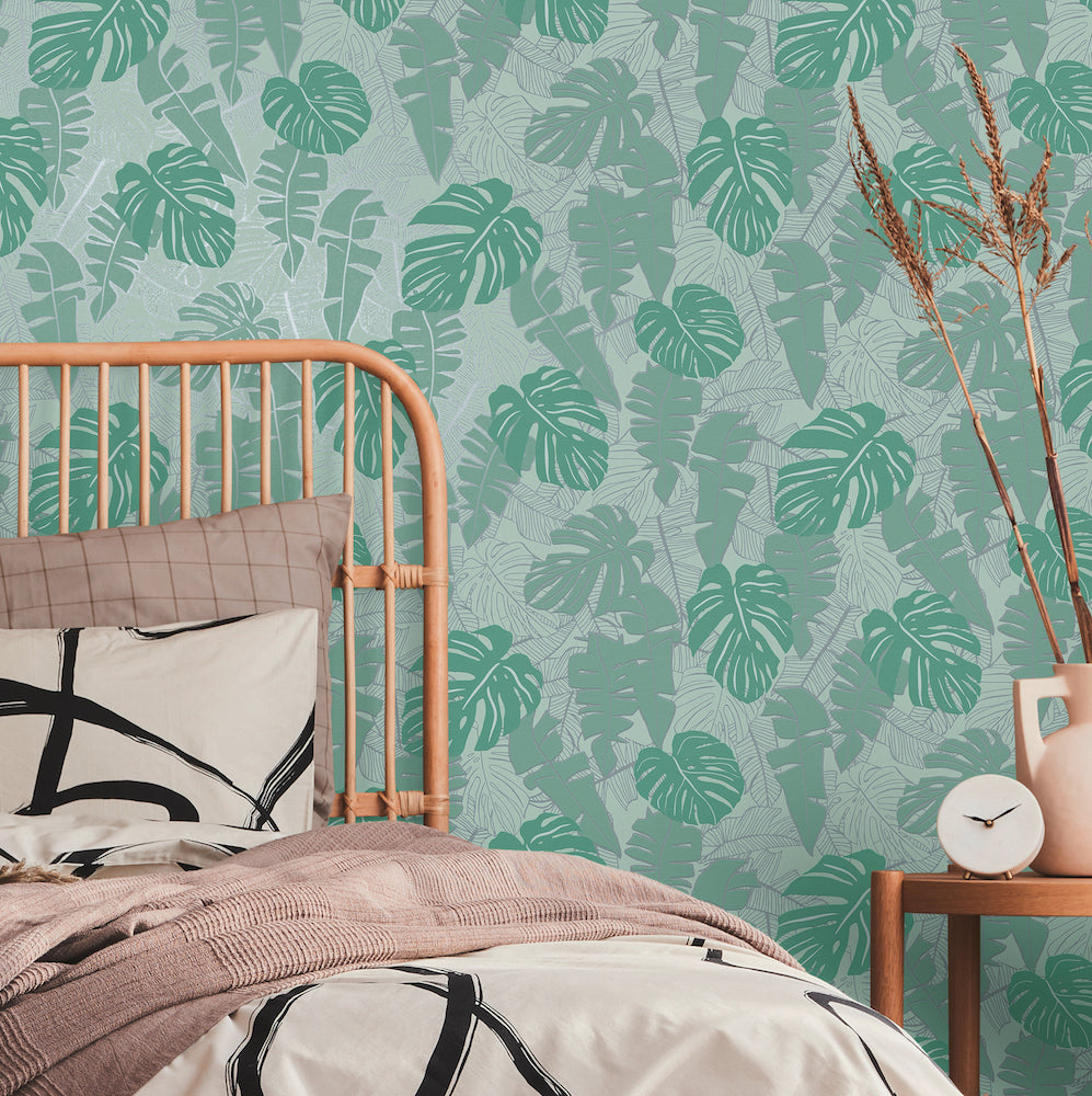 House of Turnowsky - Banana Leaves botanical wallpaper AS Creation    