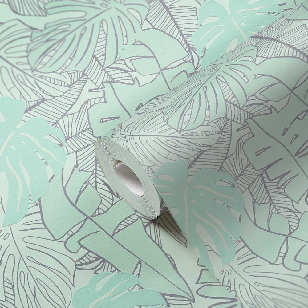 House of Turnowsky - Banana Leaves botanical wallpaper AS Creation    